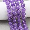 Dyed Natural Malaysia Jade Beads Strands G-G021-01D-01-5