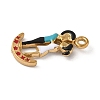 304 Stainless Steel Enamel Pendants STAS-Z153-07G-01-2