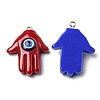 Evil Eye Resin Pendants RESI-D050-05P-2