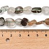 Natural Green Lodolite Quartz Beads Strands G-P497-01E-32-5