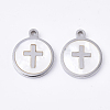 304 Stainless Steel Charms STAS-S079-124P-1