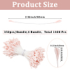 Gypsum with Cotton Cord Artificial Flower Core DIY-WH20007-36B-03-2