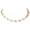 Ocean 304 Stainless Steel Starfish Link Chain Necklaces for Women NJEW-JN05921-2