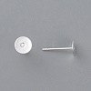 304 Stainless Steel Stud Earring Findings STAS-H436-24S-6mm-2