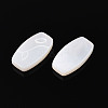 Natural White Shell Cabochons BSHE-T014-18-2