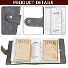 PU Leather Cover Loose Leaf Binder Photo Albums with Self-Adhesive Kraft Paper Seed Saving Envelopes AJEW-CY0001-84-5