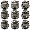 10Pcs Alloy Bag Tuck Lock Clasps FIND-YW0010-92B-1