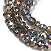 Electroplate Glass Beads Strands EGLA-A034-T4mm-J16-5