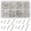 2000Pcs 8 Styles Glass Bugle Beads SEED-AR0001-26B-1