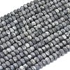 Natural Larvikite Beads Strands G-P575-A38-6x4mm-2