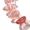 Cherry Quartz Glass Beads Strands G-P561-A07-01-3