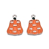 Halloween Theme Alloy Enamel Pendants ENAM-T020-08D-2