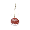 Christmas Theme Acrylic Pendant Decoration LS-HJEW-G021-01A-1