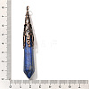 Dyed Natural Lapis Lazuli Pointed Big Pendants G-P560-02R-17-3