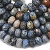 Natural Dumortierite Bead Strands G-D344-A15-5