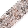 Transparent Glass Beads Strands GLAA-T023-10mm-A09-1