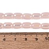 Electroplate Imitation Jade Glass Beads Strands EGLA-Q132-03B-B02-4