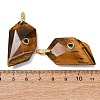 Natural Tiger Eye Pendants GG-CBA51ED-04G-04-2