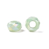 Imitation Jade Glass European Beads GPDL-N005-B14mm-A02-2