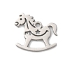 Anti-Tarnish 201 Stainless Steel Charms STAS-Q015-12P-1