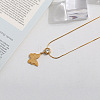 201 Stainless Steel Crystal Rhinestone Pendant Necklaces for Women WG0C703-06-1