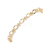 Brass Oval Link Chain Bracelets for Women BJEW-JB12678-3
