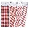 4 Sheets 4 Styles Acrylic Self Adhesive Stickers DIY-GF0014-71C-1