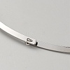 Zinc Alloy Choker Necklace Making NJEW-WH0002-250A-P-2