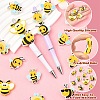 20Pcs 10 Styles PVC & Silicone Beads FIND-YW0017-88-2
