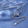 Tarnish Resistant 304 Stainless Steel Necklaces NJEW-E080-13P-1