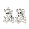 Brass Micro Pave Cubic Zirconia Pendants KK-Q809-18P-1