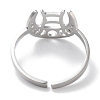 304 Stainless Steel Constellation Rings for Women RJEW-U024-01P-10-3