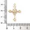 Brass Micro Pave Cubic Zirconia Pendants KK-P301-03D-G-3