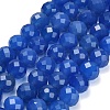 Natural Blue Chalcedony Beads Strands GG-NH0004-A01-02-2