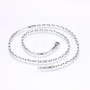 304 Stainless Steel Box Chain Necklaces NJEW-F226-07P-11-1