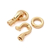 Brass Fold Over Clasps KK-L289-003G-2