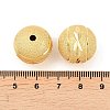 Textured Brass Beads KK-F931-31C-G-3