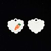 Spray Painted Alloy Pendants ENAM-S127-034-RS-3
