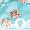 80Pcs 8 Colors Dyed Natural Freshwater Shell Beads SHEL-TA0001-26-5
