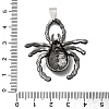 Halloween Alloy Enamel with Rhinestone Pendants FIND-Z098-02B-3