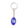 Blue Glass Evil Eye PendantS Keychains KEYC-JKC00730-03-1