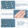 SUPERFINDINGS 72Pcs 6 Style Rack Plating Brass Beads KK-FH0005-41-4