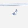 Sun 316L Surgical Stainless Steel with Synthetic Opal Tongue Rings FS-WGFD6E3-10-1