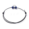 Adjustable Cowhide Cord Charm Bracelets BJEW-JB05015-04-2