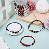 12Pcs 6 Colors Polyester Cord Braided Bracelets Women BJEW-TA0001-23-8