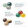 Fashewelry 30Pcs 15 Style Natural & Synthetic Gemstone Cabochons G-FW0001-12B-13
