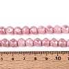 Anti-Tarnish Electroplate Glass Beads Strands GLAA-N010-8mm-07-4