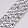 Tarnish Resistant 304 Stainless Steel Curb Chains CHS-G005-B-03P-1