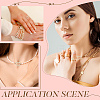 5Pcs Brass Micro Pave Cubic Zirconia Spring Gate Rings KK-HY0004-29-5