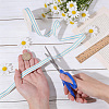 Cotton Stripe Pattern Ribbon OCOR-WH0078-550C-3
